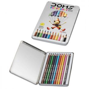 DOMS Colour Pencil Tin Packaging (12 Shades)
