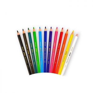 Apsara Jumbo Colour Pencils (12 Shades)