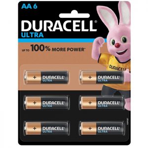 Duracell Ultra Alkaline AA Batteries (Pack of 6)