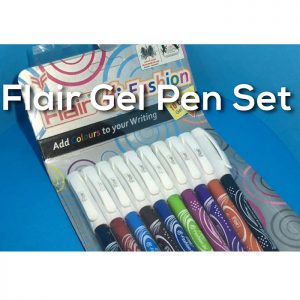 Flair Hi Fashion Assorted Gel Pen (1 X 10 Unit Pack)