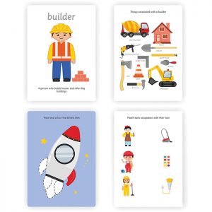 Kyds Play – Occupations Flash Cards