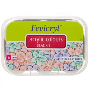 Fevicryl Acrylic Colors – Lilac Kit (6 Shades)
