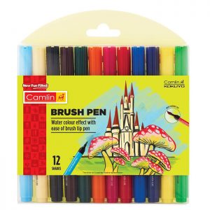 Camlin Brush Pen (12 Shades)