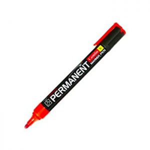Camlin Permanent Marker Red (Pack Of 10)