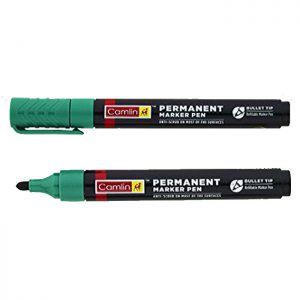 Camlin Permanent Marker Green (Pack Of 10)