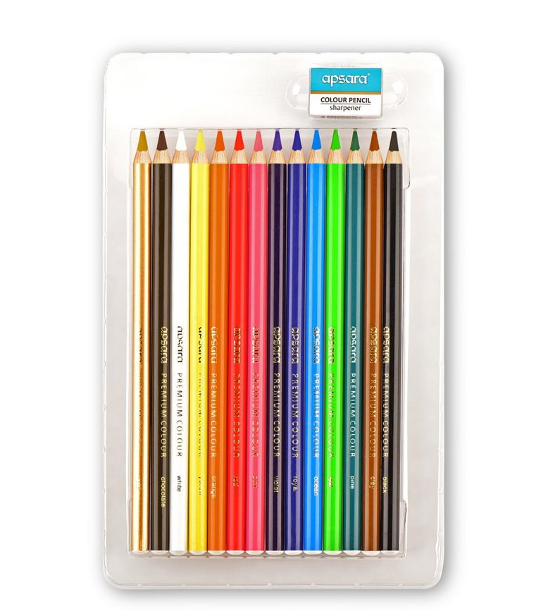 Apsara Premium Colour Pencils (14 Shades Box Packing) Imperial