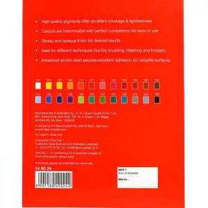 Faber-Castell Student Acrylic 9 Ml Set Of 24
