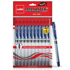 Cello Maxriter Ball Pen – Blue (1 X 10 Unit Hanger)