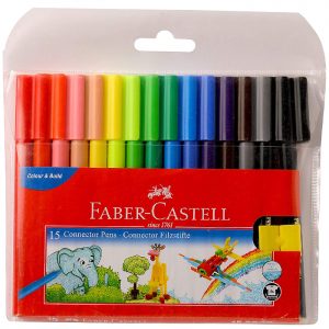 Faber Castell Connector Pens Assorted (15 Shades)