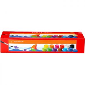 Faber Castell Tempera Paint Set (12 Shades)