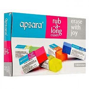 Apsara Rub-A-Long Eraser (4 X 5 Unit Pouch)