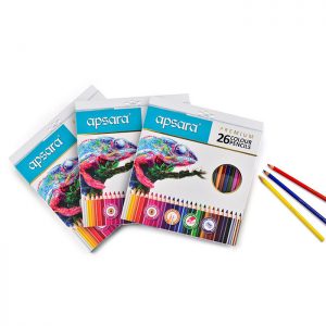 Apsara Premium Colour Pencils (26 Shades – Box Packing)