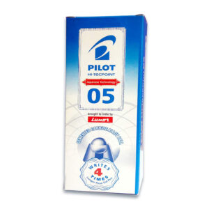 Pilot 05 Hi-Tecpoint Pen – Pack of 6, (Black)
