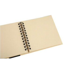 Brustro Toned Paper – Kraft Sketchbook, Wiro Bound, Size A4, 100GSM. (100 Sheets) 200 Pages