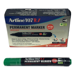 Artline Permanent Marker Green (1 X 10 Unit Box)