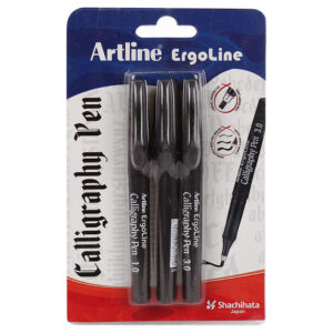 Artline Ergoline Calligraphy Pen Set (Black)