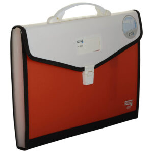 Chrome 9322 Plastic Expanding File Folder (Red)