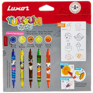 Luxor Yum Yum Fruity Scented Jumbo Colour Pen Set – 10N (Multicolor)