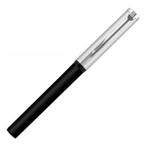 Parker Beta Premium Chrome Trim Roller Pen (Silver)