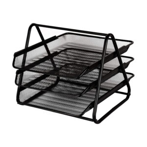 Chrome 9683 - Mesh Document Tray 3 Tier