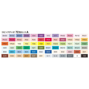 Copic Marker Ciao Basic Set (72 A pc)