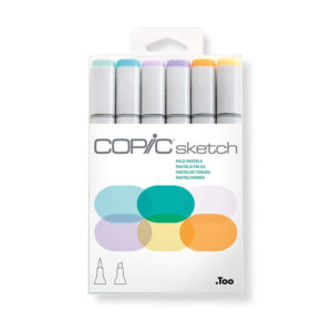 Copic Marker Sketch Pale Pastel Set (6 pc)
