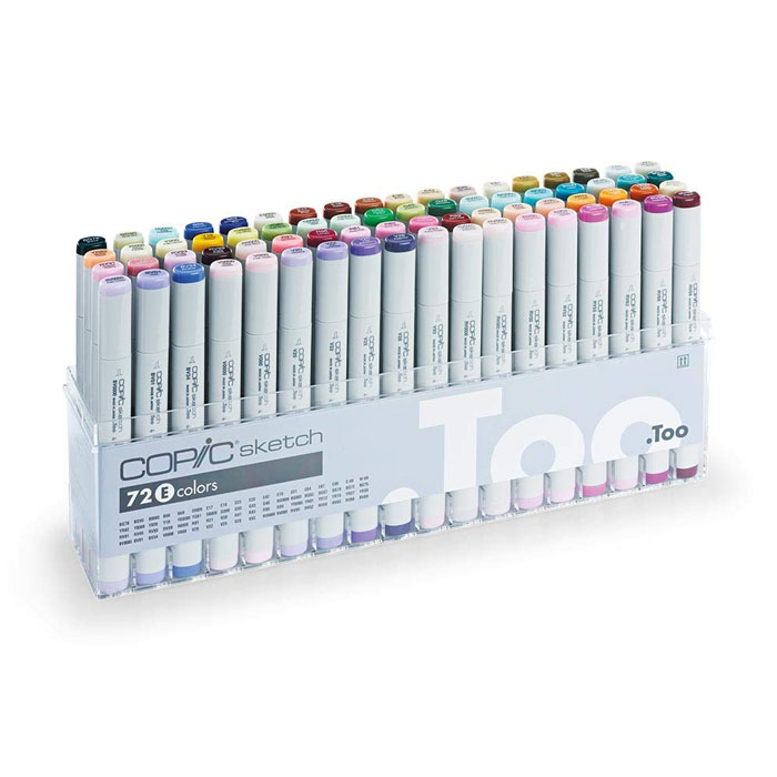 Copic Marker Sketch Set (72 E pc) – IMPERIAL STATIONERY MART