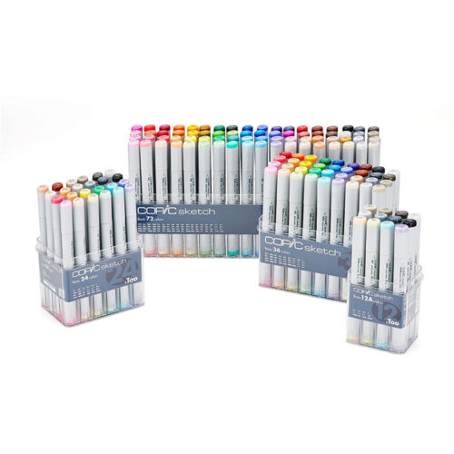 Copic Marker Sketch Set (72 E pc) – IMPERIAL STATIONERY MART