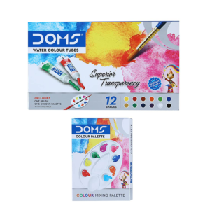 DOMS WATER COLOUR TUBE 12 SHADE (2 PCS)