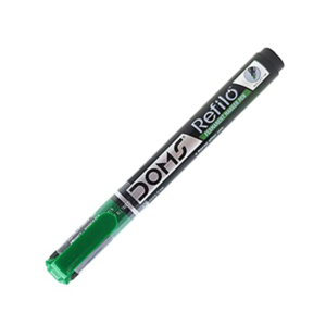 DOMS PERMANENT MARKER GREEN (PACK OF 2 x 10 PCS)