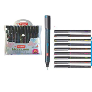 FLAIR YOLO BLUE BALL PEN (PACK OF 10)