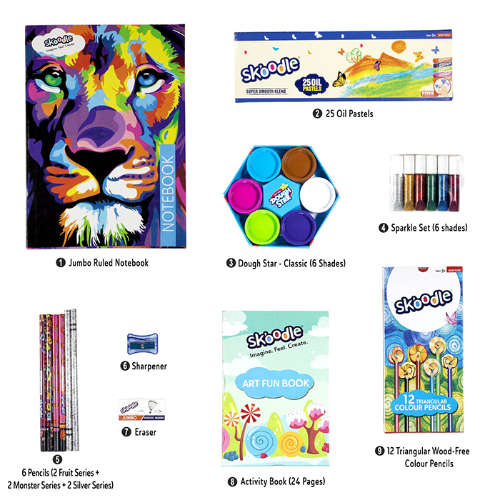 SKOODLE ART & ACTIVITY KIT – IMPERIAL STATIONERY MART