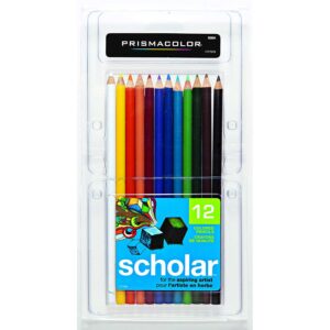 PRISMACOLOR SCHOLAR COLOUR PENCIL 12 CT