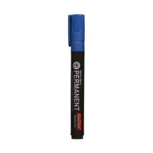 OFFICE MATE PERMANENT MARKER BLUE (PACK OF 10 PCS)