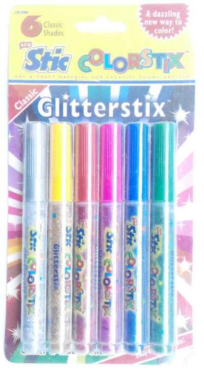 STIC GLITTERSTIX COLOUR SET 6 SHADES