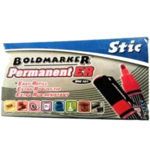 STIC PERMANENT MERKER GREEN ER (PACK OF 10 PCS)
