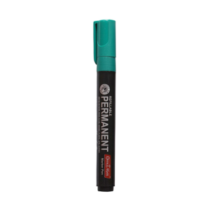 OFFICE MATE PERMANENT MARKER GREEN (PACK OF 10 PCS)