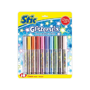 STIC GLITTERSTIX COLOUR SET 10 SHADES