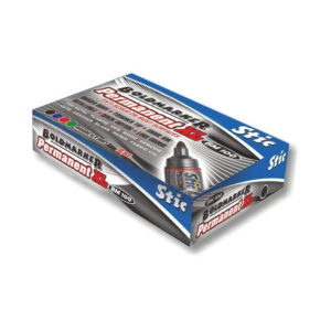 STIC PERMANENT MERKER BLACK XL (PACK OF 10 PCS)