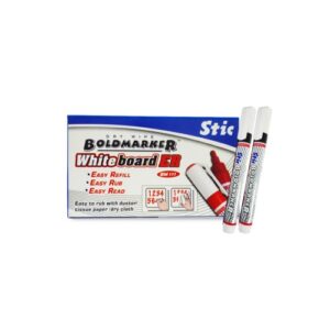 STIC WHITE BOARD MARKER BLACK ER (PACK OF 10)
