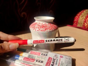 OFFICE MATE CERAMIC MARKER (PACK OF 10 PCS)