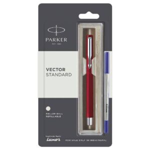 Parker Vector Standard CT Roller Pen Red Body