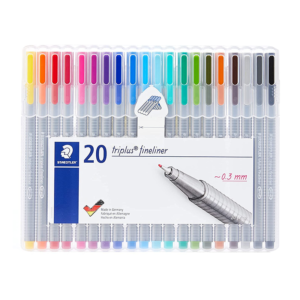 Staedtler 334Sb20 Triplus Fineliner Pen (20 Color Pack)
