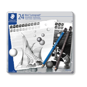 Staedtler Mars Lumograph Artist Pencil Set – Pack Of 24