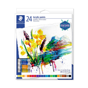 Staedtler Acrylic Paint Colours Set – Pack Of 24