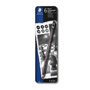 Staedtler Mars Lumograph Artists Pencils - Pack Of 6