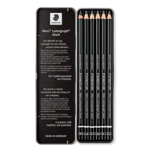 Staedtler Mars Lumograph Artists Pencils – Pack Of 6