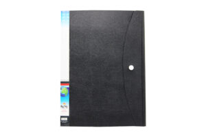 BUTTON DISPLAY FILE (OPAQUE) WITH PLASTIC CLIP – 10 FOLDERS