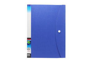 BUTTON DISPLAY FILE (OPAQUE) WITH PLASTIC CLIP – 20 FOLDERS
