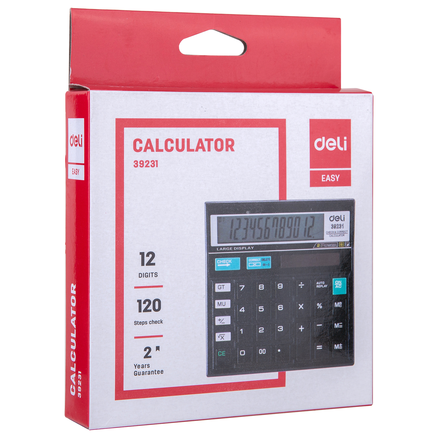 Deli W39231B 12-Digit 120 Step Check Calculator, Black – IMPERIAL ...